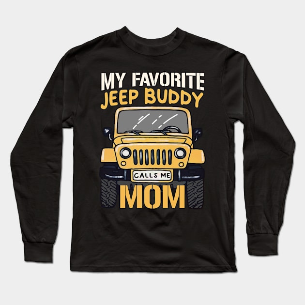 Jeep Mom Long Sleeve T-Shirt by RichyTor